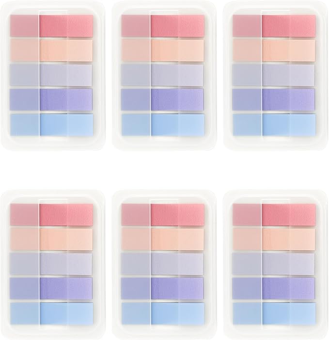 Mr. Pen- Transparent Sticky Notes Tabs, 600 pcs, Transparent Pop Up Writable Colored Book Index Tab, File Flags, Self Adhesive Divider Sticker for Notebook, Office, School, Teacher, Planner, Memo