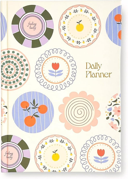 Notcoy Undated Daily Planner and Notebook, Aesthetic Hardcover Productivity Planner with To-Do List, Habit Tracker, Weekly & Monthly Views - Sunday Stories