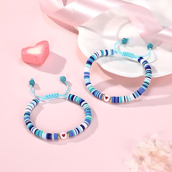 UPROMI First Day of Preschool/Kindergarten/1st Grade/2nd Grade/School Gift, Back to School Bracelet Mommy and Me Dad and Son