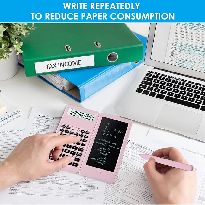 Scientific Calculators,IPepul Multi-Functional Pink Kawaii Calculator with Algebra, Trigonometry, and Calculus, Suitable for Students, Teachers, &Business Professionals, Lead for School Supplies（Pink