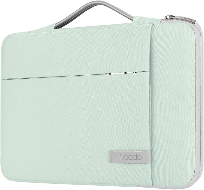 Lacdo 360° Protective 16 Inch Laptop Sleeve Case for 16 Inch HP Lenovo ASUS Acer Dell Laptop/HP Pavilion Envy/Lenovo ThinkPad IdeaPad/Acer Swift/ASUS Vivobook/Dell Computer Bag, Green