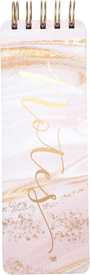Eccolo Tall Spiral Memo Pad 300 Pages 150 Sheets List Notepad for Office