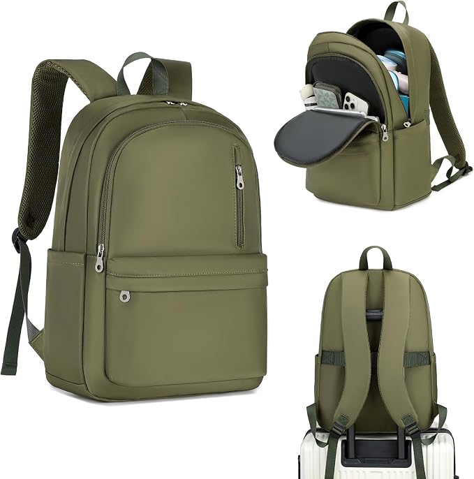 BAGOK Lightweight Nylon Backpack for Women & Men – Foldable, Large Capacity, Ideal for School, Travel & Work