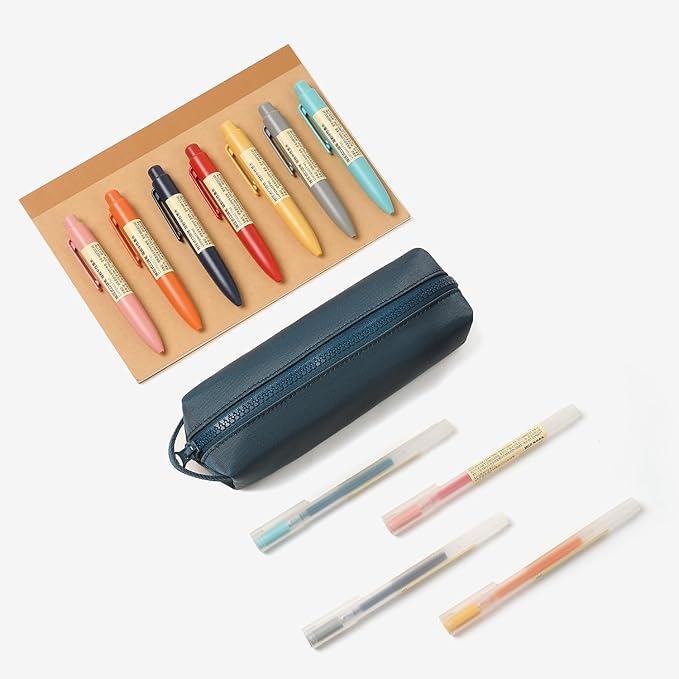 Pencil Case Soft School Pencil Pouch Bag for Easy Carry Stylish and Durable (Royal Blue)