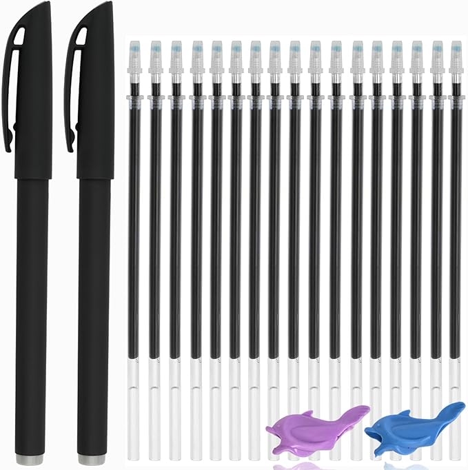 AALGO Magic Pens & Refills for Magic Copybooks,Grooved Kids Book Disappearing Ink Pen for Hand Writing Practice Books,Magic Grooved Writing Pens for Tracing Books Material for Kindergarten Kids