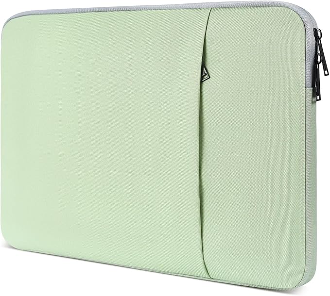 Laptop Sleeve Case 17 inch, Padded Shockproof Travel Carrying Bag for HP Laptop 17, HP Envy 17, Pavilion 17, OmniBook 7, ASUS Vivobook 17 Water-Resistant Computer Cover with Accessory Pocket -Green