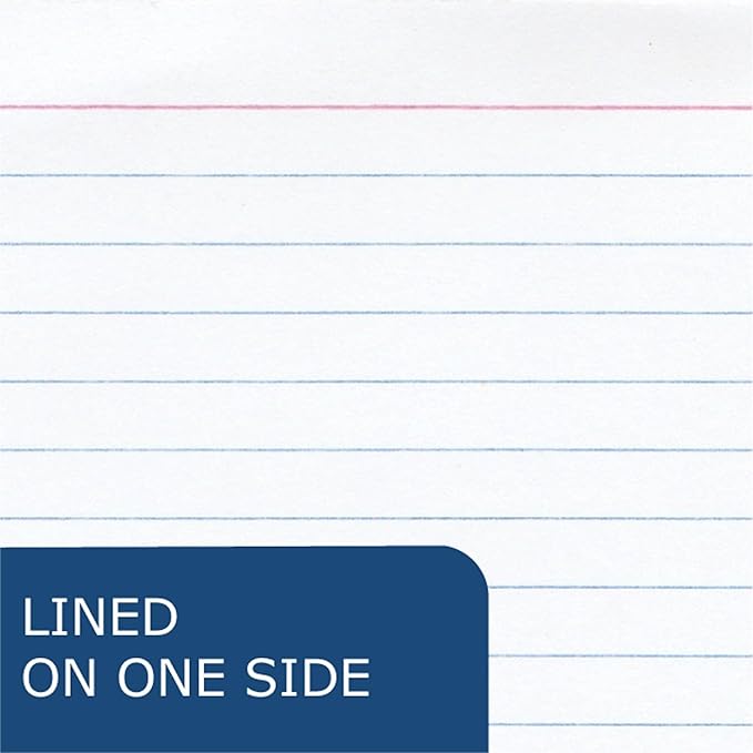 Roaring Spring Recycled 3"x5" Index Cards, Spiral Wire bound, 8-Pack, 50 Count, Heavy 100lb White Paper, Narrow Ruled, Perforated, Blank on Back, Snag-proof
