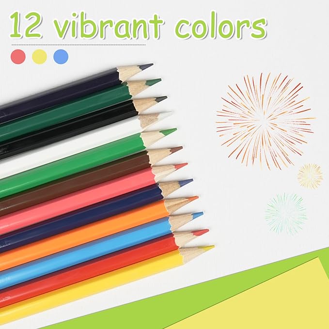 S & E TEACHER'S EDITION Colored Pencils 240Pcs,Coloring Pencils Set Drawing Pencils for Sketch, Woodcase Lead Pencils, Wooden Colored Pencils, Back to school