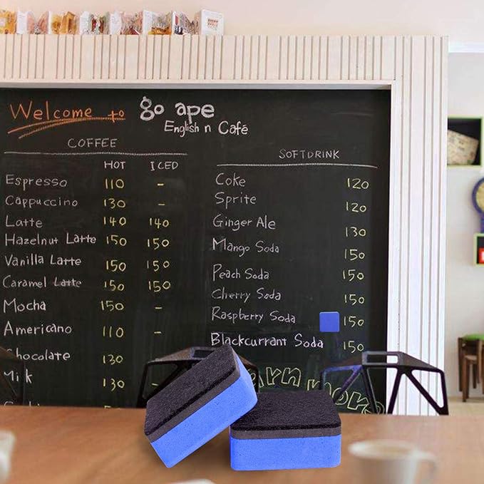 Dry Erase Erasers, 48 Pack Magnetic Whiteboard Eraser Chalkboard Eraser Dry Eraser for Classroom Office and Home (48blue)