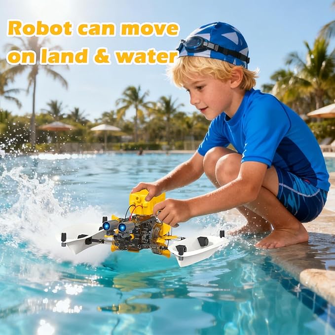STEM 25-in-1 Education DIY Solar Power Toys for Boys Age 8-12, Science Kits Robots Toys for Ages 8-13, Building Toys Robotics Experiment Set Birthday Gifts for Kids 8 9 10 11 12 13 14+ Years Old