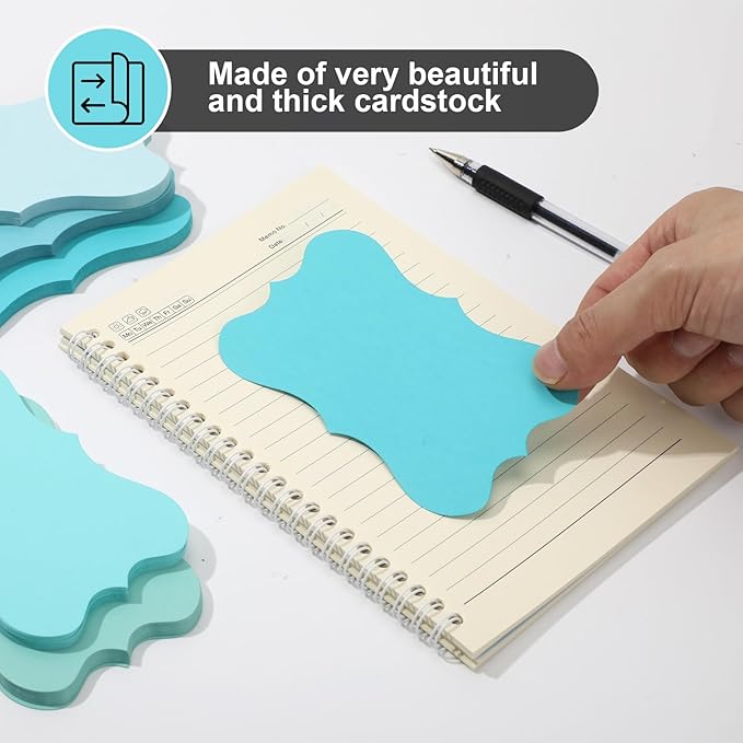 150 Pack Blue Index Cards 3x5 Pretty Blank Note Cards Aqua Cardstock Wedding Index Card Invitation Card Thank You Notes Cards For School Office Studying Kids Nursing Students