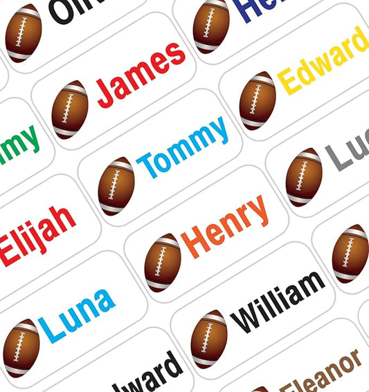 Personalized Name Labels for Kids – 60 Waterproof Peel-and-Stick Labels for Clothes, Lunch Boxes, Water Bottles, Laundry Bags – Durable, Dishwasher & Microwave Safe, Perfect for Camp, Daycare, School