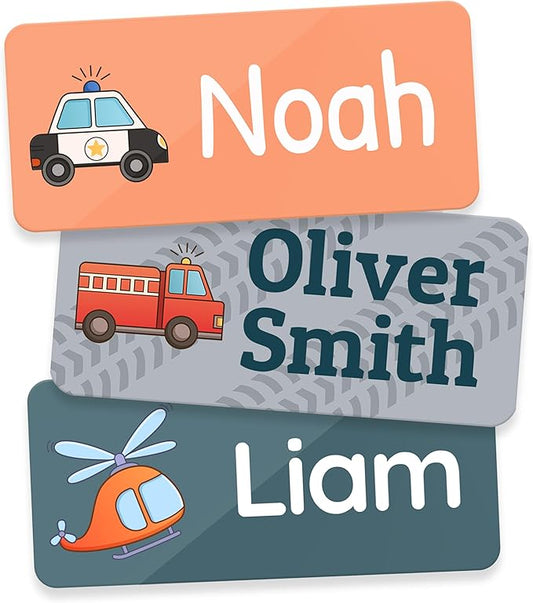 TagBuddy® Personalized Daycare Name Labels for Kids [140pcs] - Waterproof Name Stickers for School, Baby Bottles & Clothing - Custom Name Stickers - Washable Stick On Labels (1.2”x0.5”)