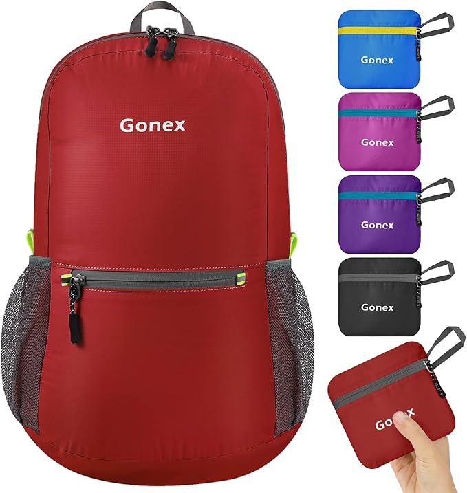 Gonex Ultra Lightweight Packable Backpack Daypack Handy Foldable Camping Outdoor Travel Cycling Backpacking
