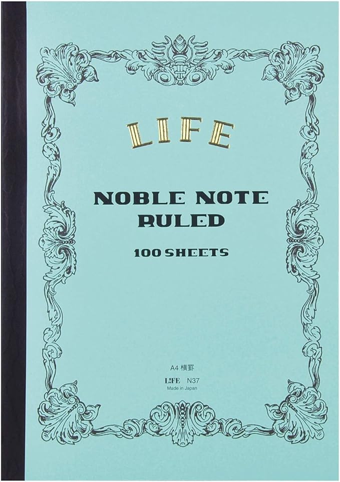 Life Notebook, Noble Notebook, Ruled, A4, N37