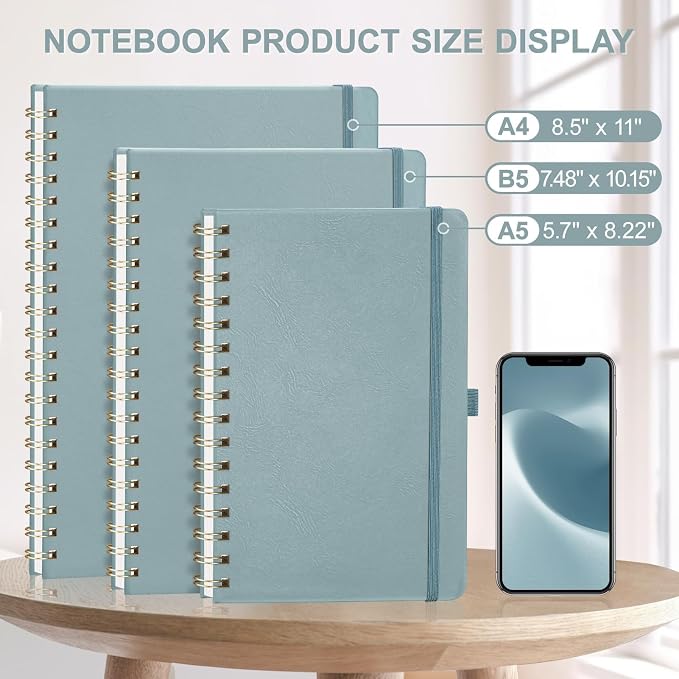 AHGXG Graph Paper Notebook, 110 Pages, A4 (8.5" x 11")