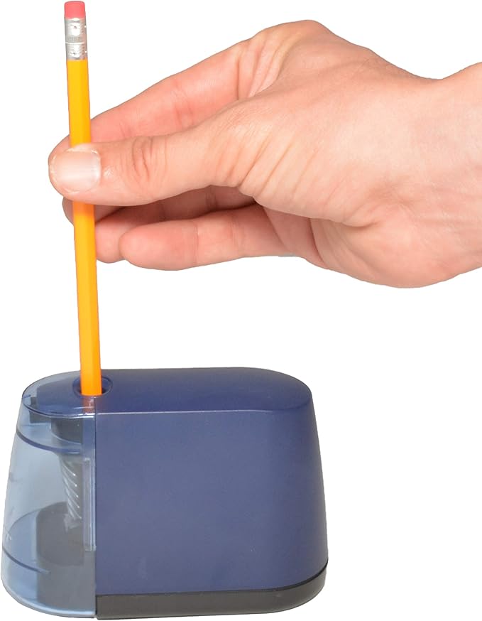 Westcott Battery Pencil Sharpener, Blue