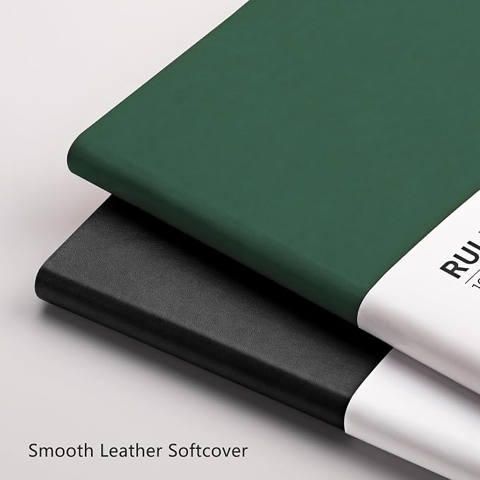RETTACY Lined Journal Notebook, 204 Numbered Pages per Pack, B5 7.6" × 10"