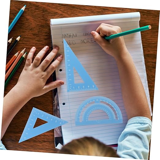 Uonlytech Student Drafting Kit Math Protractor Precision Ruler Architecture Drawing Tool