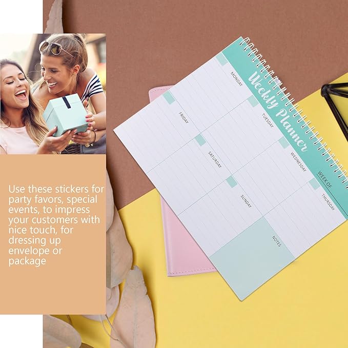 Generic Weekly Planner Notepad Double Coil to Do List Planner Daily Schedule Notepad Appointment Pad for Office and Study Management