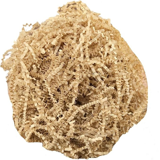 50g Crinkle Cut Paper Shred for Easter Decor Gift Basket Filler, Gift Box Filler Paper Shreds, Raffia Grass for Gift Wrapping (Kaqi)