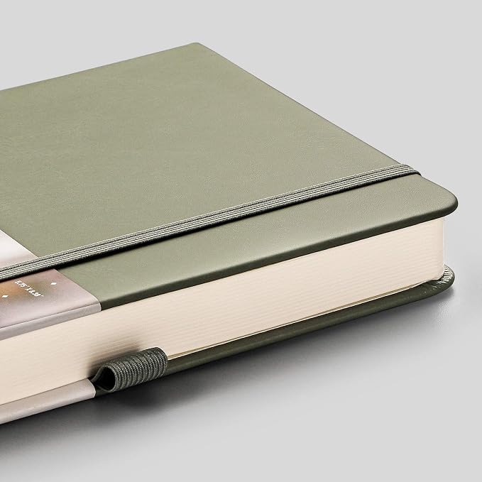 EMSHOI Dotted Journal Notebook, 256 Pages, A5 Size (5.7'' x 8.3'')