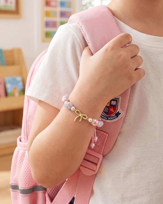 Bow Bracelet First Day of Kindergarten Gifts for Kids