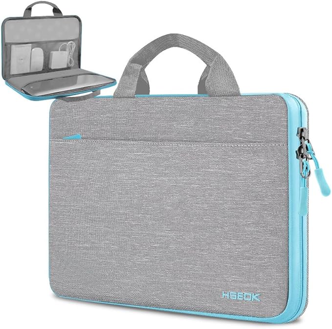 Hseok Laptop Sleeve 13-14 Inch Case Briefcase Compatible with MacBook Neo Pro 14 M5/M4/M3/M2/M1, All Models 13.3 Mac Air/Pro, XPS 13 14, Most Popular 13"-14" Notebooks,L01G02