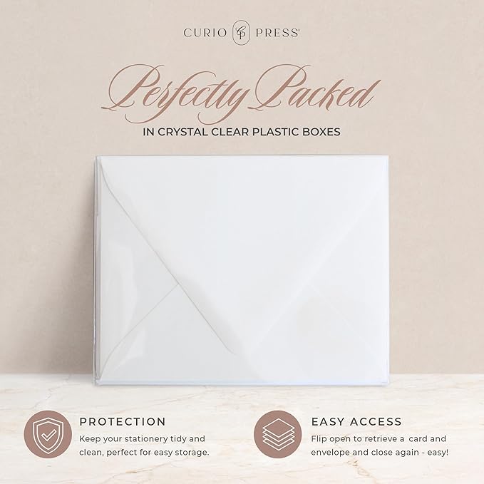 Personalized Stationery Note Cards with Envelopes, Custom Note Cards, Personalized Thank You Cards with Envelopes, Personalized Cards Handmade Note Cards & Greeting Cards - Minimalist Flat