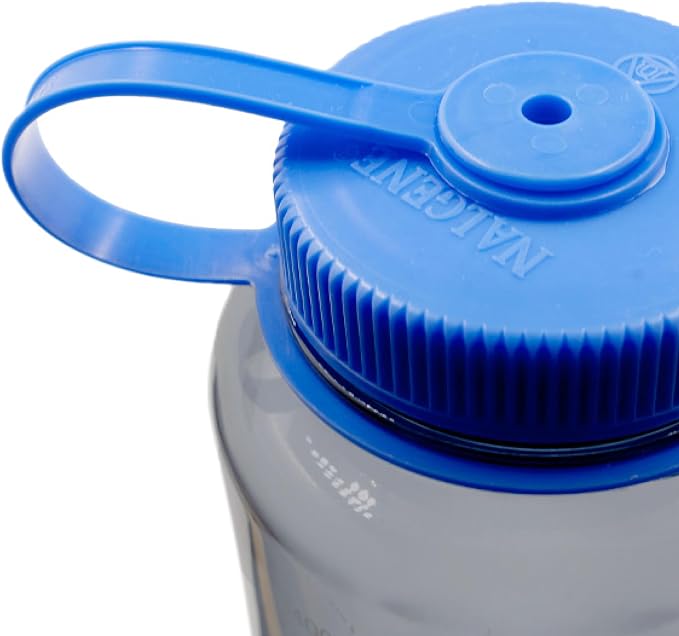 Nalgene 48 oz Wide Mouth Silo Water Bottle | BPA-Free, Durable & Leak Proof, Large & Lightweight for Hiking, Gym & Sports, Grey (Pack of 6)