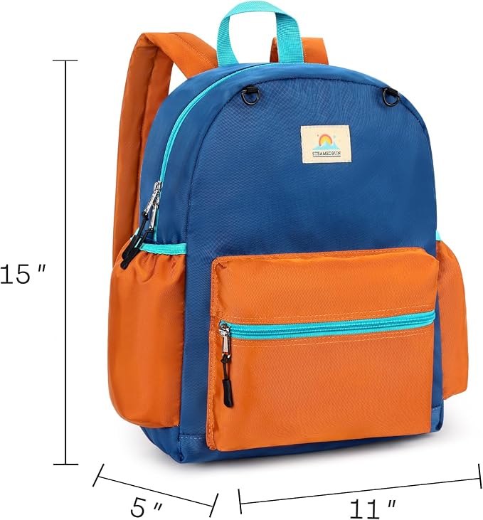 STEAMEDBUN Kids Backpack for Boys 6-8: Toddler Backpack for Preschool Kindergarten - Boys Backpacks for Elementary 4-6