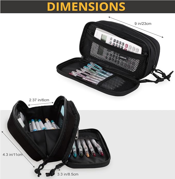 Tactical Pencil Case for Boy,Wide open Pen Pouch Bag with Handle for School | Marker Organizer Case Pen Box, Tool Bag Desk Organizer for School College Office Organizers for Kids Men Women Adult Teens