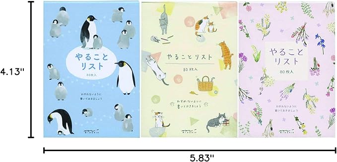 MIDORI TO DO List, Cat (91209-621)