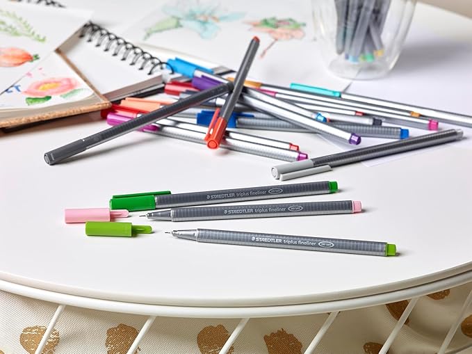STAEDTLER 4 Pack - Fineliner triplus 60 (4 sets of 60 pcs), 240 Count