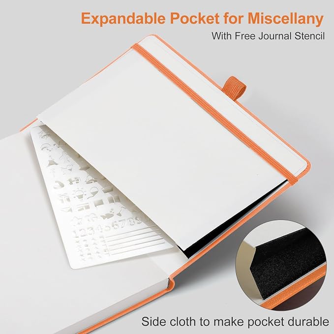 AHGXG Blank Journal Notebook, 160 Pages, A5 Medium Size (5.7'' x 8.3'')