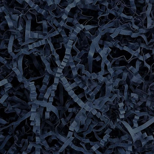 3LB Navy Blue Crinkle Cut Paper Shred Filler, Paper Shreds for Basket Fillers, Birthday, Gift Wrapping, Wedding, Halloween, Thanksgiving, Christmas Gift Decor Party Filler