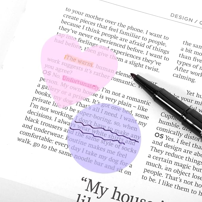 Transparent Sticky Notes Heart & Round Translucent Sticky Notes Colorful Page Flags Stickers Waterproof Index Sticker Self-Stick Book Tabs Clear Book Markers 320 Sheets
