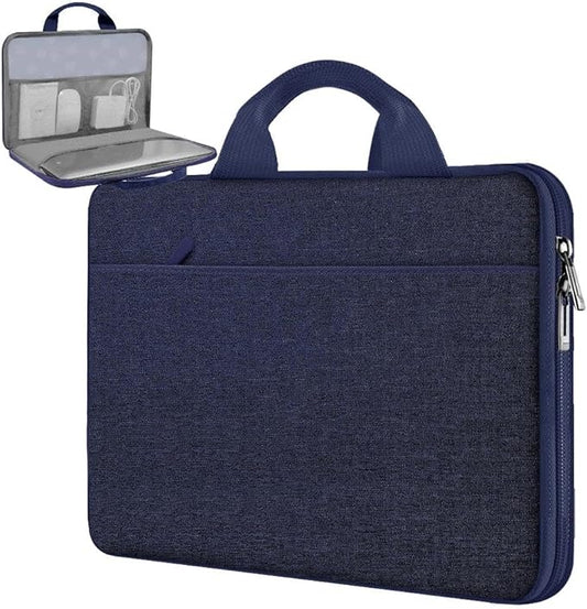 Hseok Laptop Sleeve 13-14 Inch Case Briefcase Compatible with MacBook Neo Pro 14 M5/M4/M3/M2/M1, All Models 13.3 Mac Air/Pro, XPS 13 14, Most Popular 13"-14" Notebooks,D01B02
