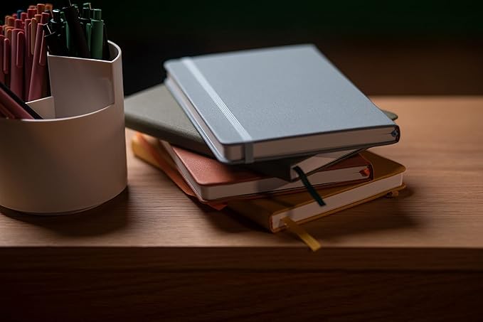 ANECDOTE. Lined Journal Notebook, 192 Pages, A5 size: 8.3" x 5.4", Thick 100 GSM Paper, Ruled, Hardcover. Journal for Women and Men, Perfect Notebook for School, Work and Travel (Olive Green)