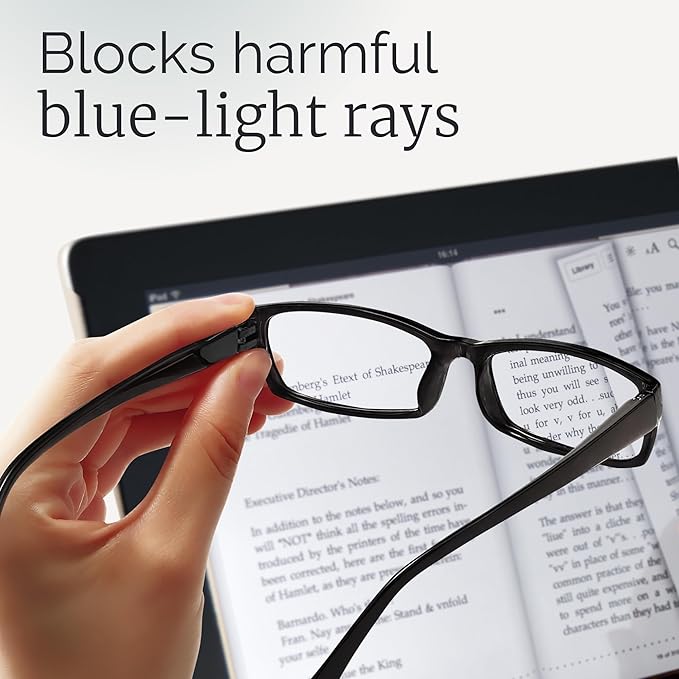 Gaoye Reading Glasses for Women, 6 pack Fashion Readers for Women Men Spring Hinge Eye Glasses, Blue Light Reading Glasses