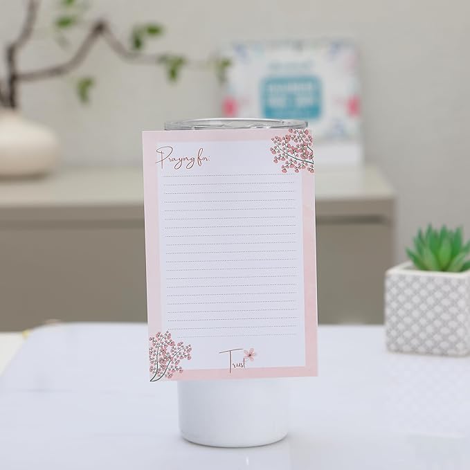 Mr. Pen- Floral Lined Sticky Notes, 4" x 6", 6 Pads, 60 Sheets/Pad, Large Aesthetic Sticky Notes with Lines, Ruled Post Stickies, Memo Pads, Self-Stick Note Pad for Office, School, Home, Study
