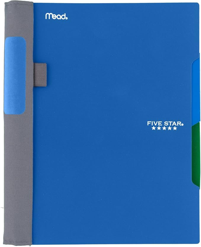 Five Star Advance Spiral Notebooks, 2 Subject, College Ruled Paper, 100 Sheets, 9-1/2" x 6", Assorted Colors, 6 Pack (38642)