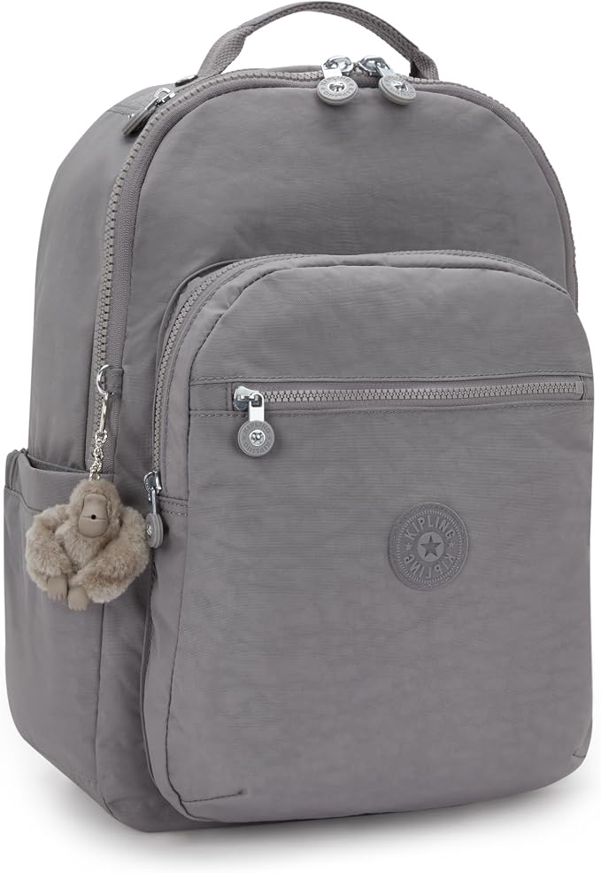 Kipling Women's Seoul 15" Laptop Backpack, Durable, Roomy with Padded Shoulder Straps, Built-In Protective Sleeve