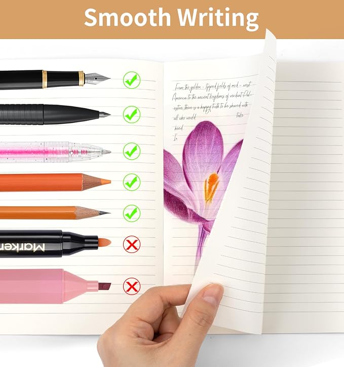 30Pack Lined Notebook Journals Bulk, A5 College Ruled Composition Notebook