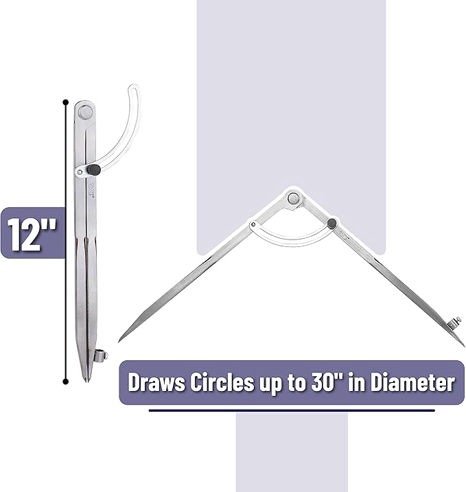 Mr. Pen- Professional Compass for Woodworking, Compass with Wing
