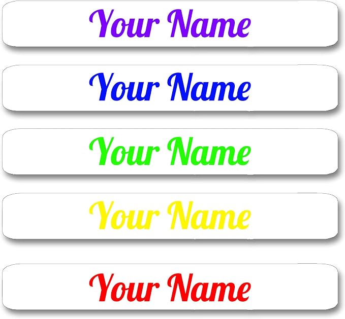 100 Pcs Personalized Labels for Kids School Supplies Waterproof, Custom Name Stickers Kids Labels for Travel, Daycare, Stationery