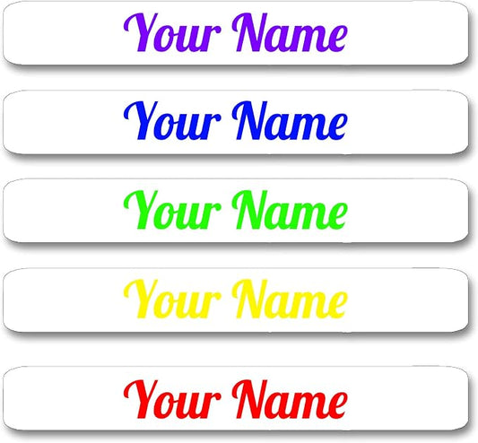 100 Pcs Personalized Labels for Kids School Supplies Waterproof, Custom Name Stickers Kids Labels for Travel, Daycare, Stationery