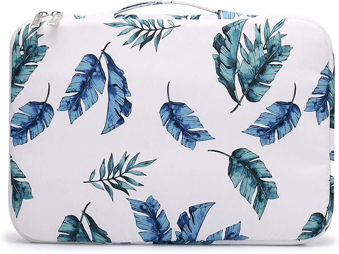 Kinmac 360° Protective Laptop Sleeve Case Bag Cover with Handle for MacBook Pro 16 inch,16 inch HP,Lenovo,Dell,ASUS,Acer Ultrabook and Business Laptop (Banana Leaf)