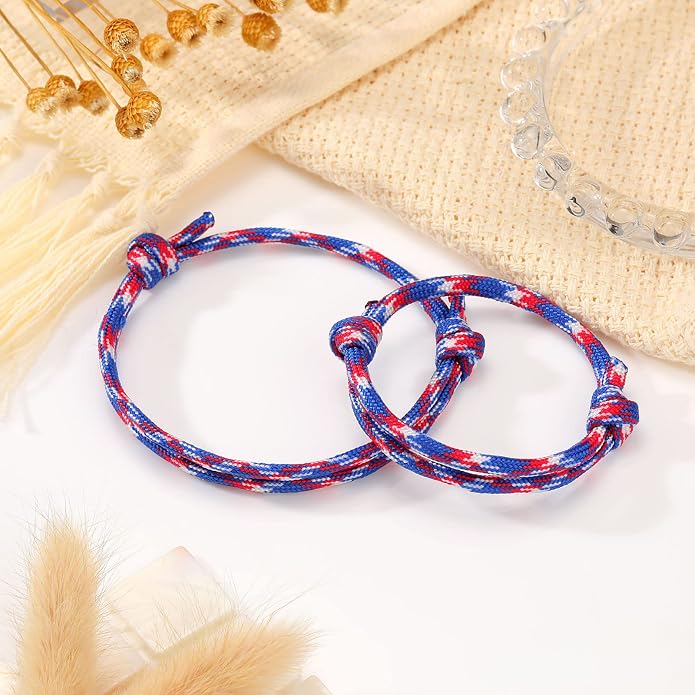 PINKDODO First Day of School Bracelet Back to School Gifts Mommy and Me Bracelets Mother Son Bracelet