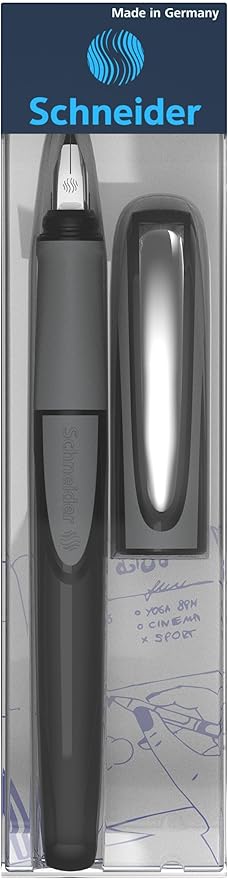 Schneider Ray fountain pen (left-handed, incl. Royal Blue Standard Ink Cartridge